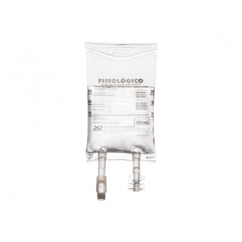SOLUÇÃO FISIOLOGICA 0,9% 100ML - BOLSA PVC - JP FARMA