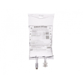 SOLUÇÃO RINGER C/ LACTATO DE SODIO 500ML - BOLSA PVC - JP FARMA