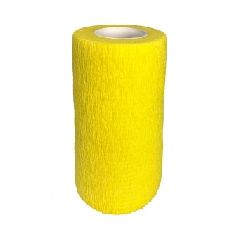 BANDAGEM FLEXÍVEL LATEX HOPPNER - 10CM - AMARELA