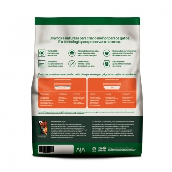 AREIA HIGIÊNICA - VIVA VERDE GRÃOS GROSSOS 4KG