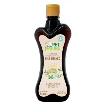 PET NATURE SHAMPOO CHÁ BRANCO - NEUTRALIZADOR DE ODORES 500ML