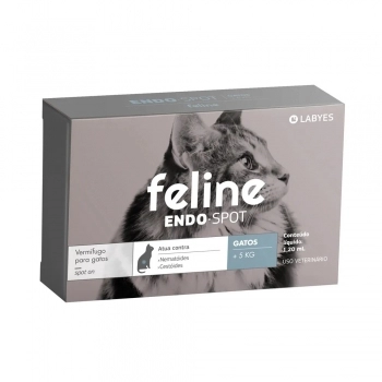 FELINE ENDOSPOT - ACIMA DE 5KG