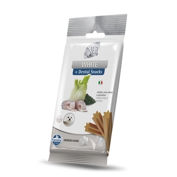 ND WHITE DENTAL SNACK CÃES ADULTOS MEDIUM & MAXI 100GR - FARMINA