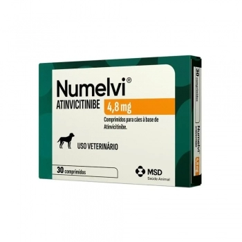 NUMELVI 4.8MG - TRATAMENTO PARA COCEIRA - COM 30 COMPRIMIDOS - MSD