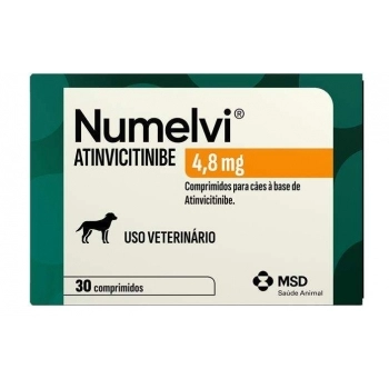 NUMELVI 4.8MG - TRATAMENTO PARA COCEIRA - COM 30 COMPRIMIDOS - MSD