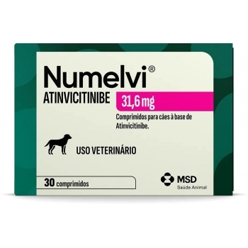 NUMELVI 31.6MG - TRATAMENTO PARA COCEIRA - COM 30 COMPRIMIDOS - MSD