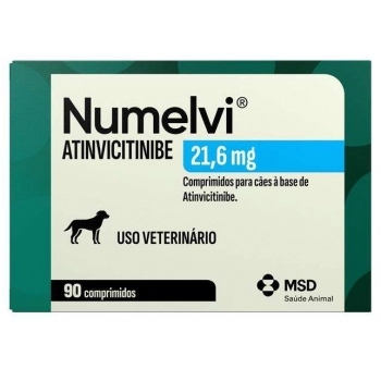 NUMELVI 21.6MG - TRATAMENTO PARA COCEIRA - COM 90 COMPRIMIDOS - MSD