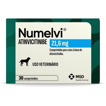 NUMELVI 21.6MG - TRATAMENTO PARA COCEIRA - COM 30 COMPRIMIDOS - MSD
