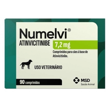 NUMELVI 7.2MG - TRATAMENTO PARA COCEIRA - COM 90 COMPRIMIDOS - MSD