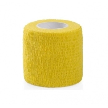 BANDAGEM FLEXÍVEL LATEX HOPPNER CH - 5CM - AMARELO