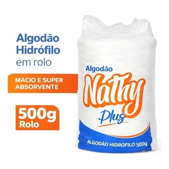 ALGODAO ROLO HIDROFILICO 500G - NATHY
