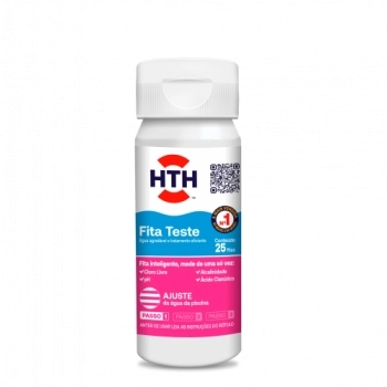 FITA TESTE TUBO COM 25 UNIDADES - HTH