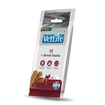 VET LIFE DENTAL SNACK CÃES ADULTOS MEDIUM & MAXI GI 100GR - FARMINA