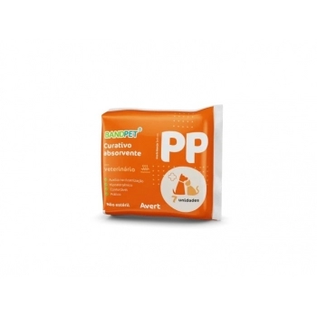 CURATIVO ABSORVENTE BANDPET PP NÃO ESTERIL COM 7 UNIDADES