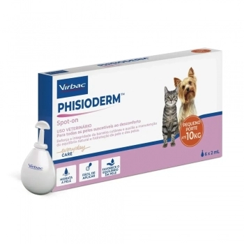 PHISIODERM SPOT ON S.I.S PARA CÃES E GATOS 2ML - VIRBAC