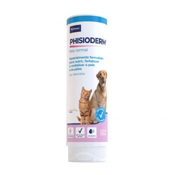 PHISIODERM SHAMPOO PELE NORMAL 500ML - VIRBAC