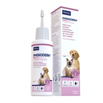 PHISIODERM LIMPADOR AURICULAR 100 ML - VIRBAC