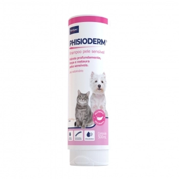 PHISIODERM SHAMPOO PELE SENSÍVEL 500 ML - VIRBAC