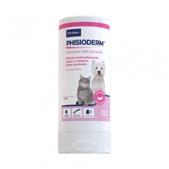 PHISIODERM SHAMPOO PELE SENSÍVEL 250 ML - VIRBAC