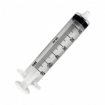 SERINGA DESCARTÁVEL 60ML SEM AGULHA LUER LOCK - SR
