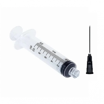 SERINGA DESCARTÁVEL 10ML COM AGULHA 0,7 X 25 LUER LOCK - SR