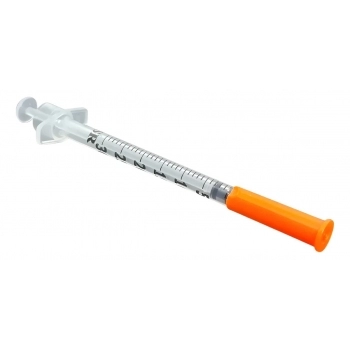 SERINGA DESCARTÁVEL INSULINA 0,3ML COM AGULHA FIXA 6MM X 0,25MM - SR