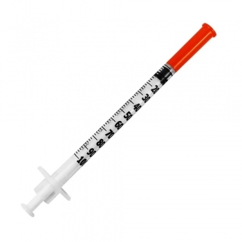 SERINGA DESCARTÁVEL INSULINA 1ML COM AGULHA FIXA 6MM X 0,25MM - SR