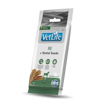 VET LIFE DENTAL SNACK CÃES ADULTOS MEDIUM & MAXI RE 100GR - FARMINA