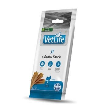 VET LIFE DENTAL SNACK CÃES ADULTOS MINI JT 60GR - FARMINA