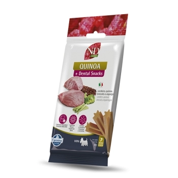 ND QUINOA DENTAL SNACK CÃES ADULTOS MINI CONTROLE DE CALORIAS 60GR - FARMINA
