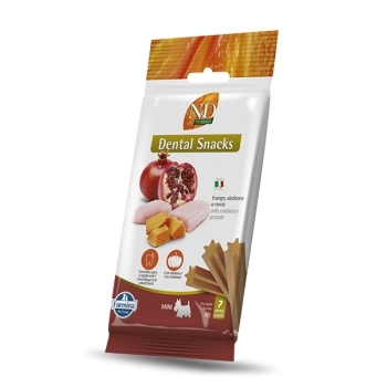 ND PUMPKIN DENTAL SNACK CÃES ADULTOS MINI FRANGO 60GR - FARMINA