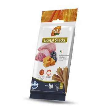 ND PUMPKIN DENTAL SNACK CÃES ADULTOS MINI CORDEIRO 60GR - FARMINA