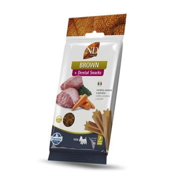 ND BROWN DENTAL SNACK CÃES ADULTOS MINI 60GR - FARMINA
