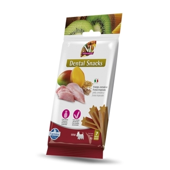 ND TROPICAL SELECTION DENTAL SNACK CÃES ADULTO MINI FRANGO 60GR - FARMINA