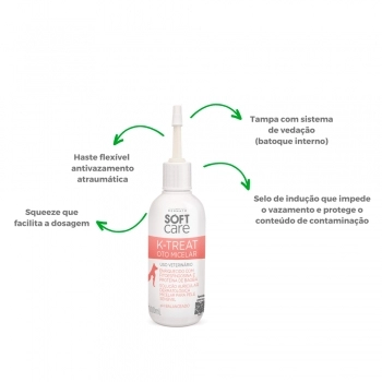 LIMPADOR AURICULAR K-TREAT OTO MICELAR 100ML - SOFT CARE