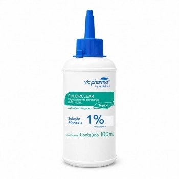 SOLUÇÃO AQUOSA CLOREXIDINA 1% 100ML - VIC PHARMA