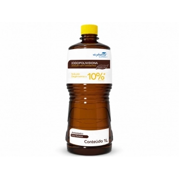 SOLUÇÃO IODOPOLIVIDONA DEGERMANTE 10% 1L - VIC PHARMA