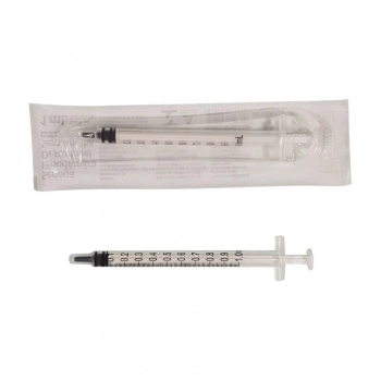 SERINGA DESCARTÁVEL 1ML SEM AGULHA LUER SLIP - DESCARPACK