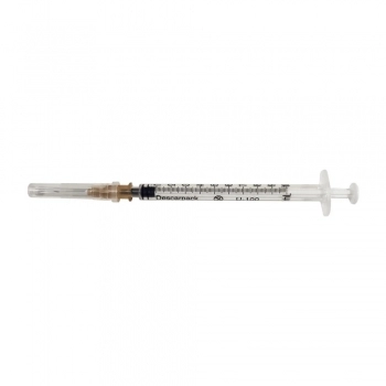 SERINGA DESCARTÁVEL 1ML DE INSULINA COM AGULHA 0,45 X 13 LUER SLIP - DESCARPACK