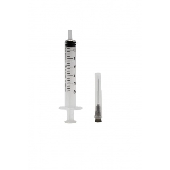 SERINGA DESCARTAVEL 3ML COM AGULHA 0,7 X 25 LUER SLIP - MEDIX