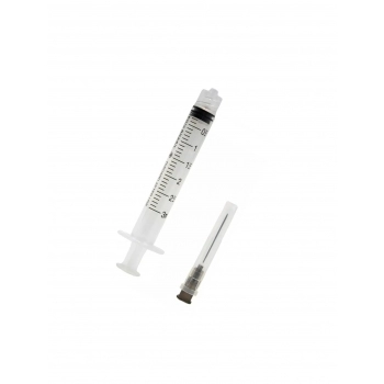 SERINGA DESCARTAVEL 3ML COM AGULHA 0,7 X 25 LUER LOCK - MEDIX