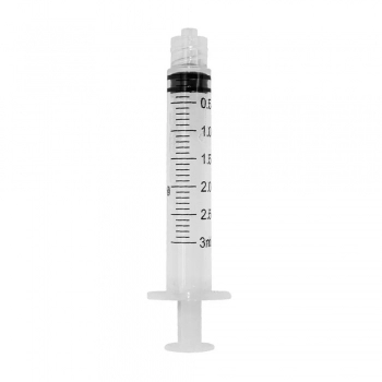 SERINGA DESCARTÁVEL 3ML SEM AGULHA LUER LOCK - MEDIX