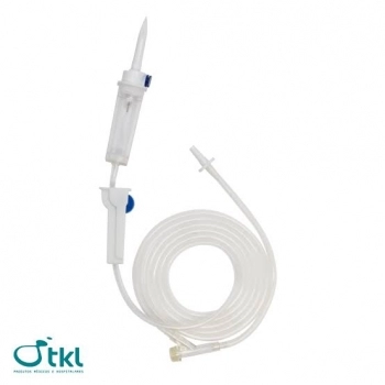 EQUIPO DE INFUSÃO MICROGOTAS COMPLETO POLYBAG LUER SLIP - TKL