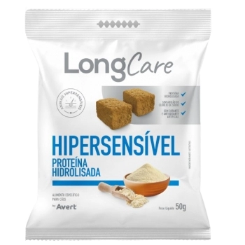 PETISCO LONGCARE HIPERSENSÍVEL COM PROTEÍNA HIDROLISADA 50G - AVERT
