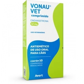 ANTIEMÉTICO VONAU VET 12MG COM 10 COMPRIMIDOS - AVERT