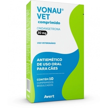 ANTIEMÉTICO VONAU VET 30MG COM 10 COMPRIMIDOS - AVERT