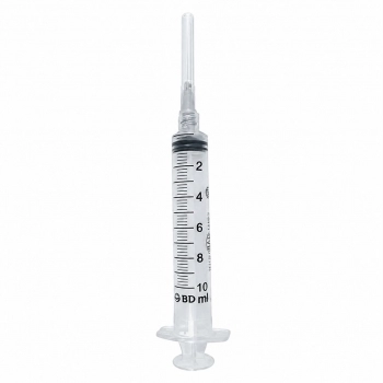 SERINGA PLASTIPAK 10ML LL 0,70X25 AL