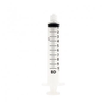 SERINGA DESCARTÁVEL 10ML SEM AGULHA LUER LOCK - BD PLASTIPAK