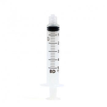 SERINGA DESCARTÁVEL 5ML SEM AGULHA LUER LOCK - BD PLASTIPAK