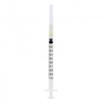 SERINGA DESCARTÁVEL 1ML COM AGULHA 0,38 X 13 LUER SLIP TUBERCULINA - BD PLASTIPAK